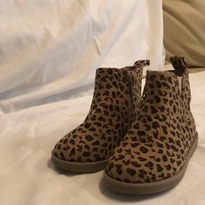 Leopard booties